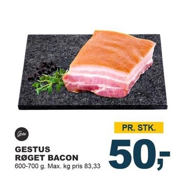 Let-Køb Gestus røget bacon tilbud