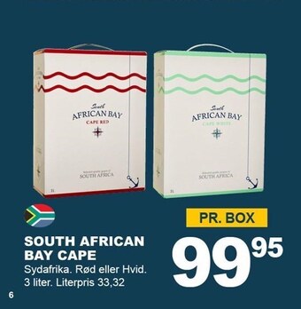 Let-Køb South african bay cape tilbud