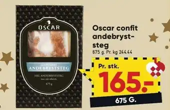 Bilka Oscar confit andebryssteg tilbud