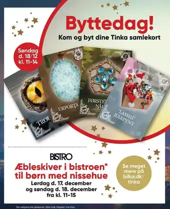 Bilka Tinka samlekort - byttedag tilbud