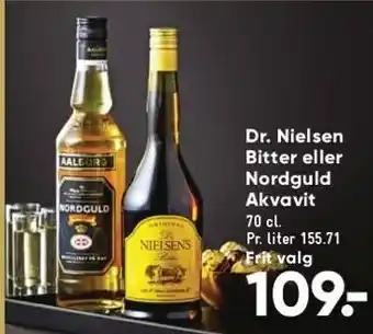 Bilka Dr. nielsen bitter el. nordguld akvavit tilbud
