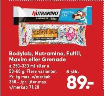 Bilka Proteinbar tilbud