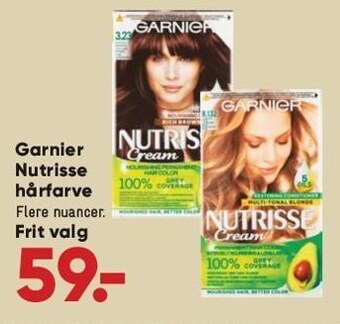 Bilka Garnier nutrisse hårfarve tilbud