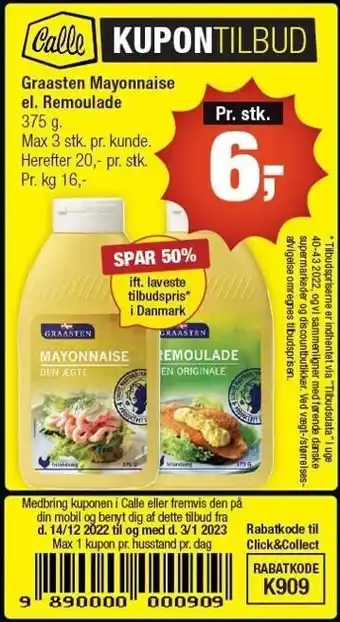 Graasten mayonnaise el. remoulade