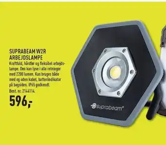 Johannes Fog Suprabeam w2r arbejdslampe tilbud