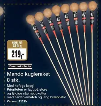 Harald Nyborg Mandø kugleraket tilbud