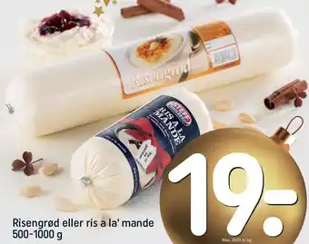 REMA 1000 Risengrød el. ris a la mande tilbud