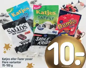 REMA 1000 Katjes el. fazer poser tilbud