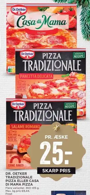 MENY Dr. oetker tradizionale pizza el. casa di mama pizza tilbud