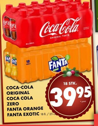 Coca-Cola Original Coca Cola Zero Fanta Orange Fanta Exotic