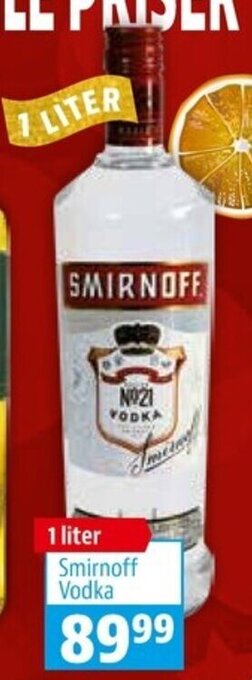 zur Krone Smirnoff Vodka tilbud