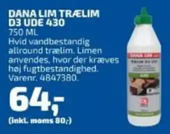 Davidsen Dana Lim Trælim D3 Ude 430 tilbud