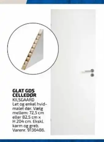 Davidsen Glat Gds Celledør tilbud