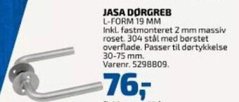 Davidsen Jasa Dørgreb tilbud