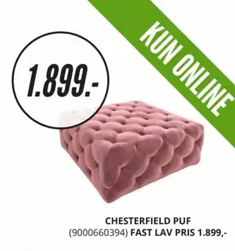 My Home Chesterfield Puf tilbud