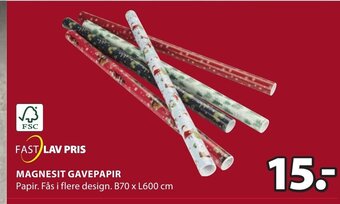 Magnesit Gavepapir