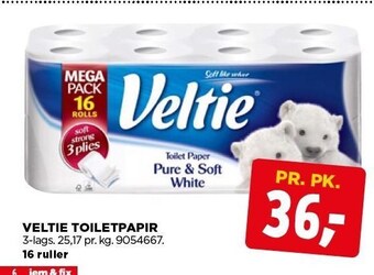 Veltie toiletpapir
