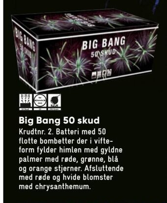 Bilka Big Bang 50 Skud tilbud