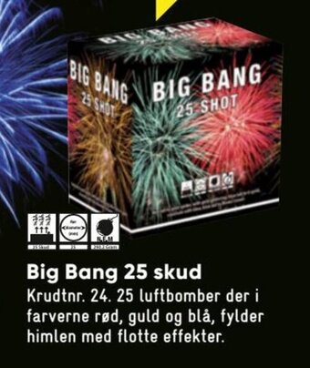 Bilka Big Bang 25 Skud tilbud