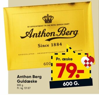 Bilka Anthon Berg Guldæske tilbud