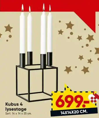 Kubus 4 Lysestage