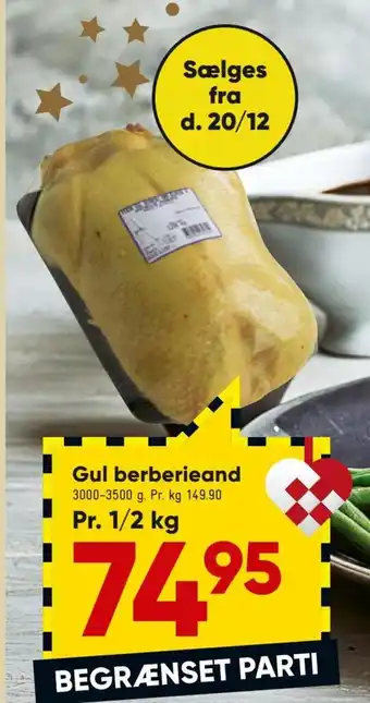 Bilka Gul Berberieand tilbud