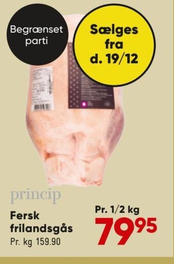 Bilka Fersk Frilandsgås tilbud