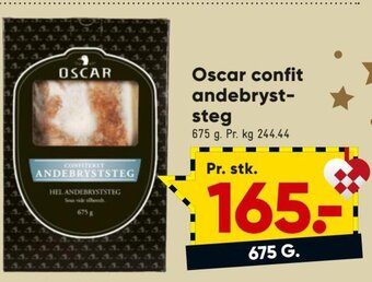 Bilka Oscar Confit Andebryststeg tilbud