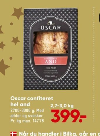 Oscar Confiteret Hel And