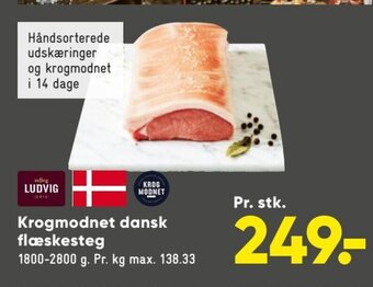 Bilka Krogmodnet Dansk Flæskesteg tilbud