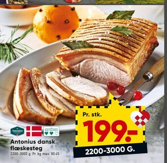 Bilka Antonius Dansk Flæskesteg tilbud