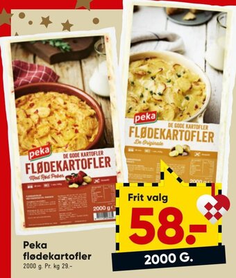 Bilka Peka Flødekartofler tilbud