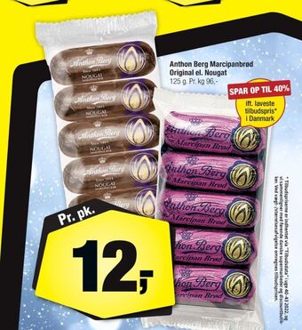 Calle Anthon berg marcipanbrød tilbud