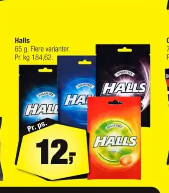 Calle Halls pastiller citrus mix tilbud