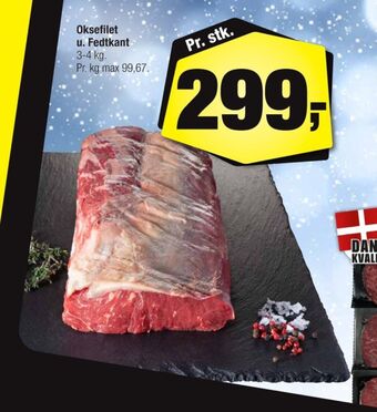 Calle Ukendt oksefilet tilbud
