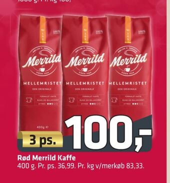 Fleggaard Mellemristet kaffe formalet tilbud
