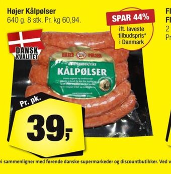 Calle Højer pølser kålpølser tilbud