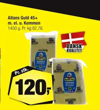 Calle Allans guld skæreost tilbud