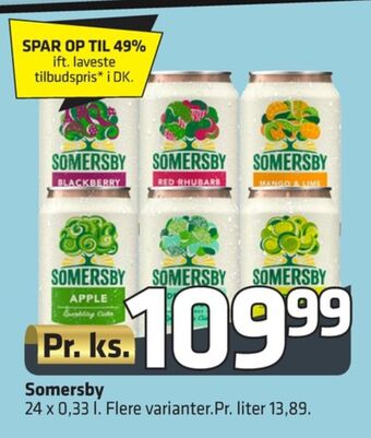 Fleggaard Somersby rtd-cider tilbud