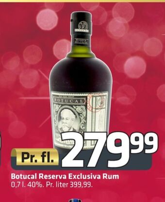 Fleggaard Botucal reserva exclusiva rom tilbud