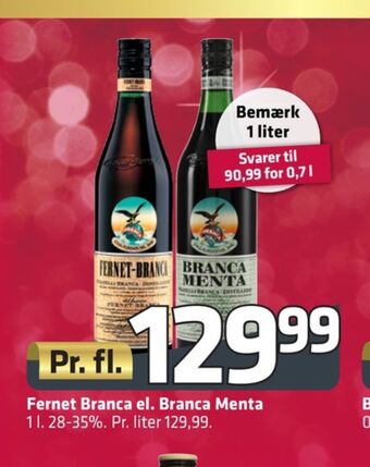 Fleggaard Fernet branca bitter tilbud