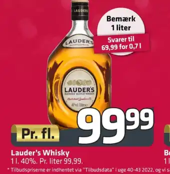 Lauders whisky