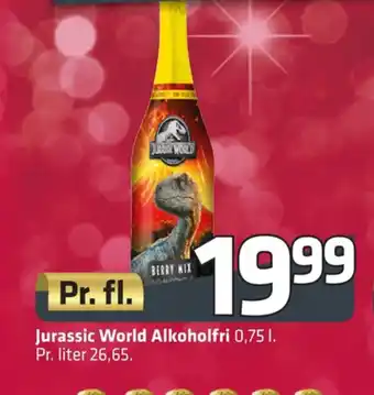Jurassic world børnechampagne