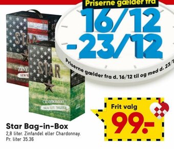 Bilka Star Bag-in-Box tilbud