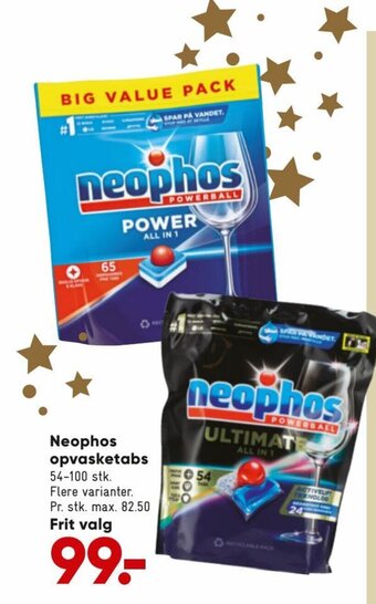 Bilka Neophos Opvasketabs tilbud