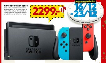 Bilka Nintendo Switch Konsol tilbud