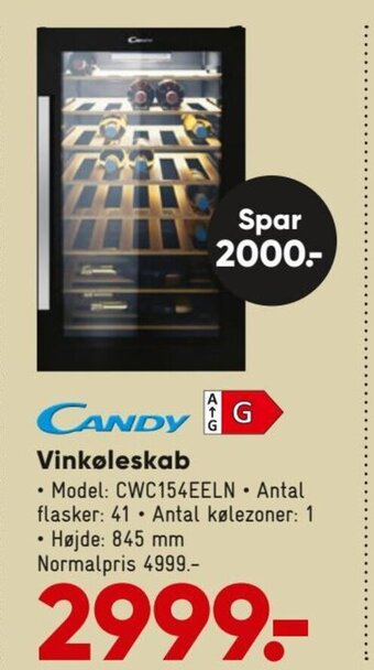 Bilka Vinkøleskab tilbud