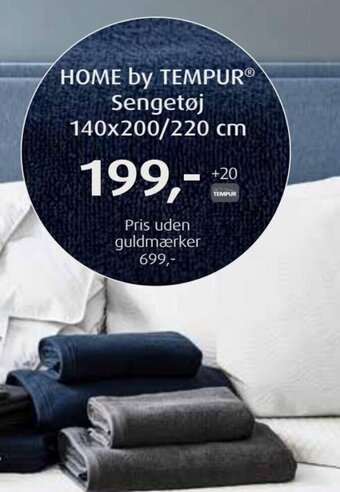 Bilka Home By Tempur Sengetøj 140x200/220cm tilbud