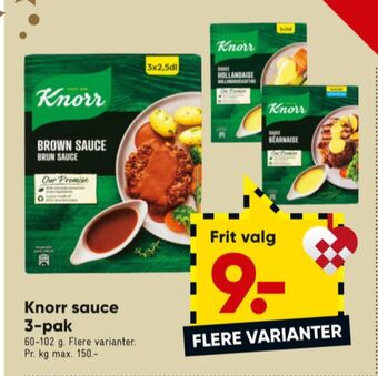 Bilka Knorr sauce pulver tilbud