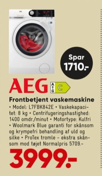 Bilka Aeg vaskemaskine tilbud